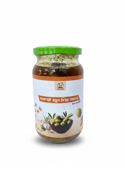 জলপাই রসুন মিক্স আচার